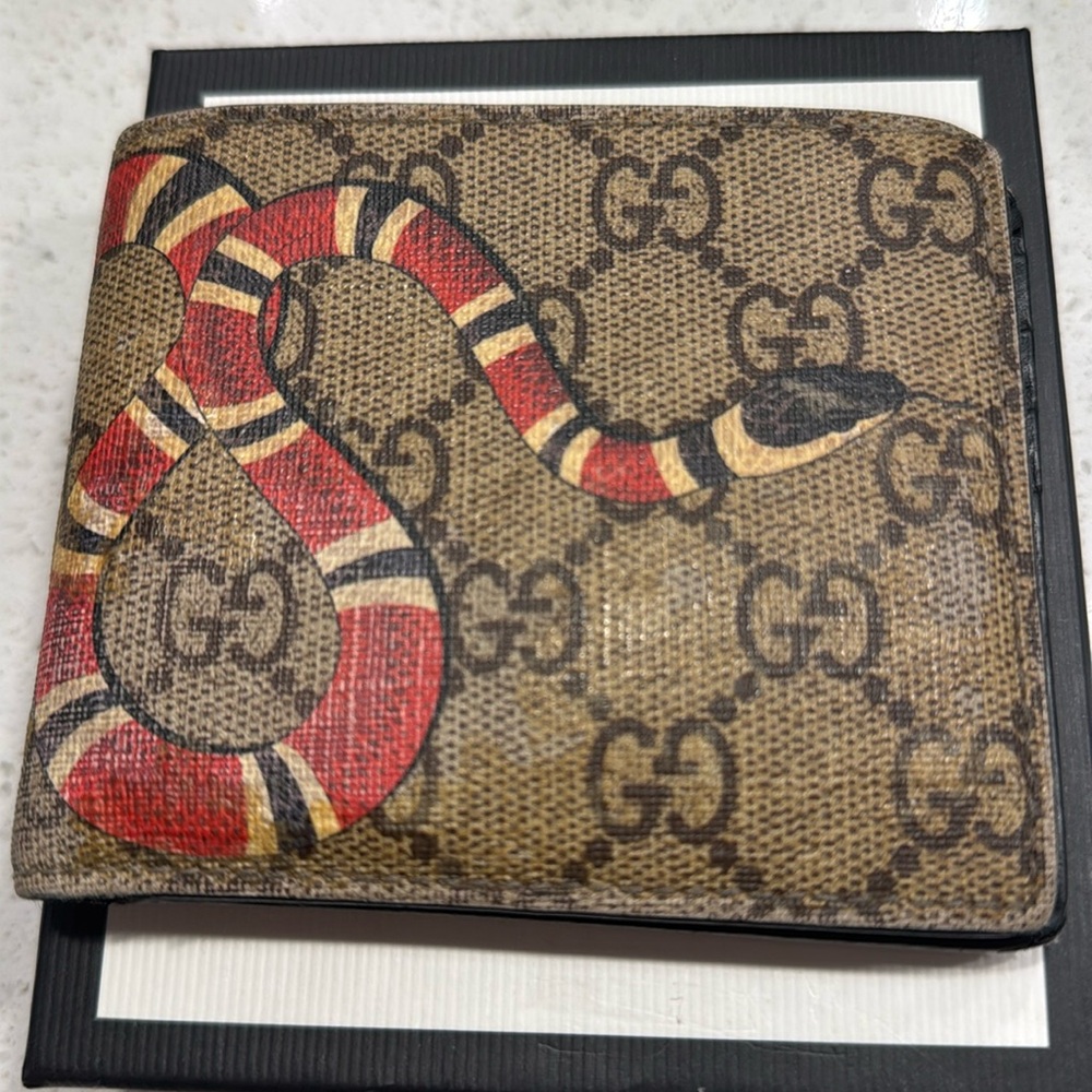 Gucci Supreme Snake Skin